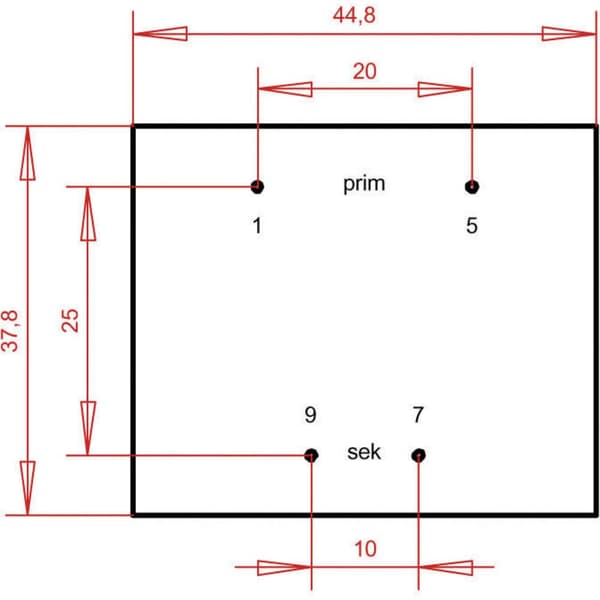 Gerth PT421501 Kretskortstransformator 1 x 230 V 1 x 15 V/AC 4.80 VA 320 mA