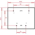 Miniatyrbild 4 av 4: Gerth PTF420601 Kretskortstransformator 1 x 230 V 1 x 6 V/AC 8 VA 1333 mA