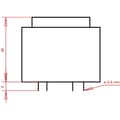 Miniatyrbild 3 av 4: Gerth PTF421501 Kretskortstransformator 1 x 230 V 1 x 15 V/AC 8 VA 533 mA