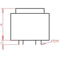 Miniatyrbild 3 av 4: Gerth PTF422401 Kretskortstransformator 1 x 230 V 1 x 24 V/AC 8 VA 333 mA
