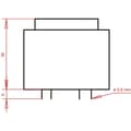 Miniatyrbild 3 av 4: Gerth PTF421202 Kretskortstransformator 1 x 230 V 2 x 6 V/AC 8 VA 666 mA