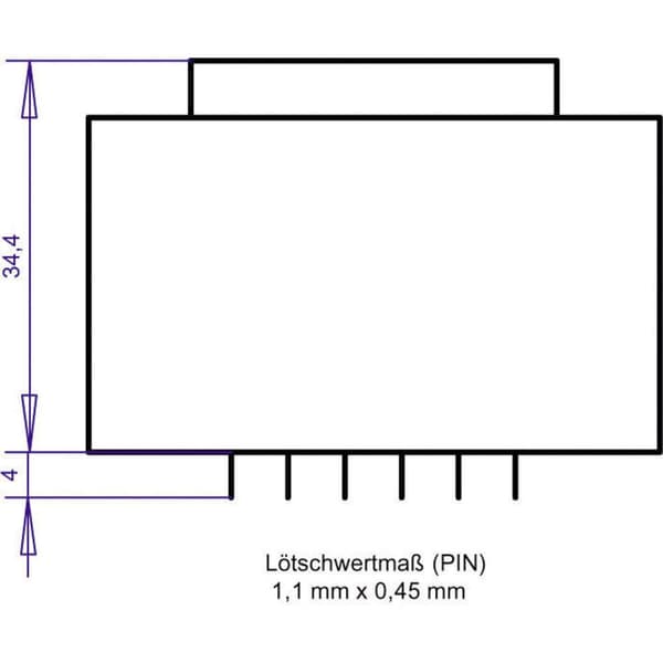 Gerth PT482401 Kretskortstransformator 1 x 230 V 1 x 24 V/AC 10 VA 416 mA