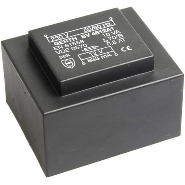 Gerth PT482402 Kretskortstransformator 1 x 230 V 2 x 12 V/AC 10 VA 416 mA