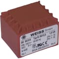 Miniatyrbild 2 av 3: Weiss Elektrotechnik 85/317 Kretskortstransformator 1 x 230 V 2 x 9 V/AC 1.50 VA 83 mA