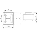 Miniatyrbild 3 av 3: Block VB 0,35/1/9 Kretskortstransformator 1 x 230 V 1 x 9 V/AC 0.35 VA 39 mA