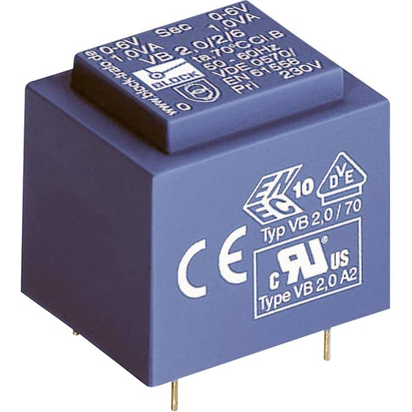 Block VB 2,0/1/15 Kretskortstransformator 1 x 230 V 1 x 15 V/AC 2 VA 133 mA