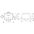 Miniatyrbild 3 av 3: Block VCM 5,0/1/12 Kretskortstransformator 1 x 230 V 1 x 12 V/AC 5 VA 416 mA