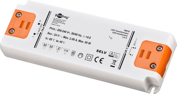 LED-muuntaja 24 V (DC)/50 W