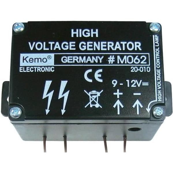 Mini högspänningsgenerator - KEMO - M062 - 9-12V/DC - monterad sats