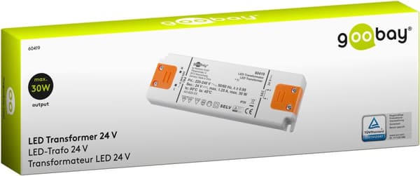 LED-transformator 24 V (DC)/30 W