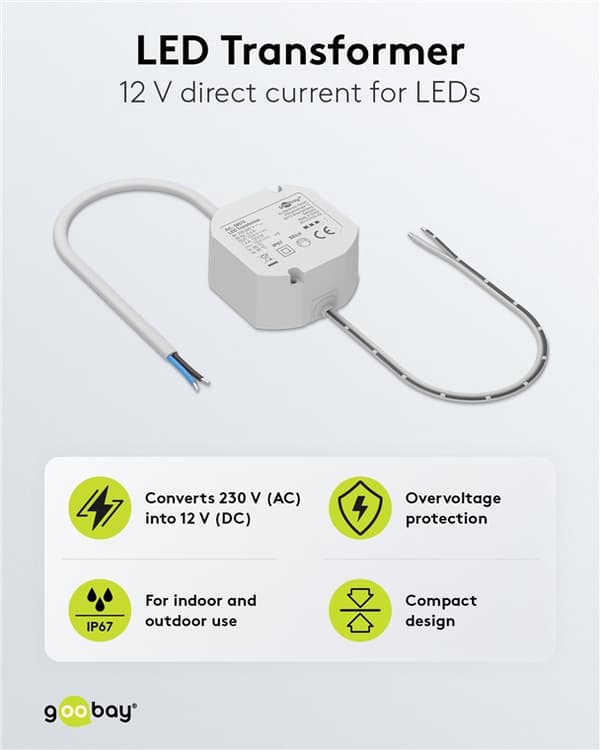 LED-transformator 12 V/12 W
