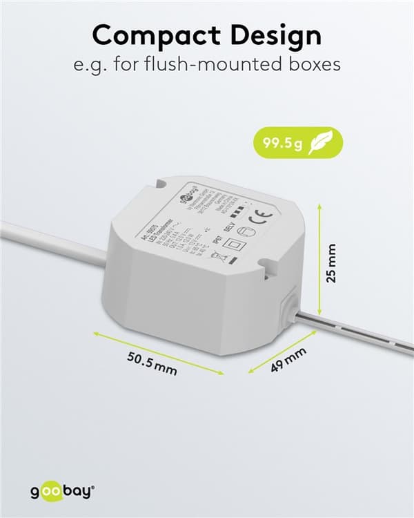 LED-transformator 12 V/12 W