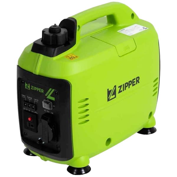 Zipper ZI-STE1000INV 4-takt Inverter-generator 230 V 9.9 kg 1000 W Svart, Grön