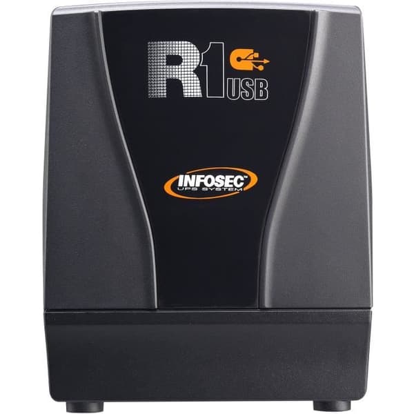 InfoSec - R1 USB 600 - Automatisk spänningsregulator - 1 års garanti