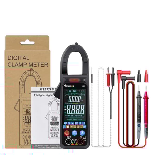 AC/DC Strømspænding Digital Clamp Meter NCV 6000 Tæller Sand RMS Automatisk måling Smart Digital Multimeter