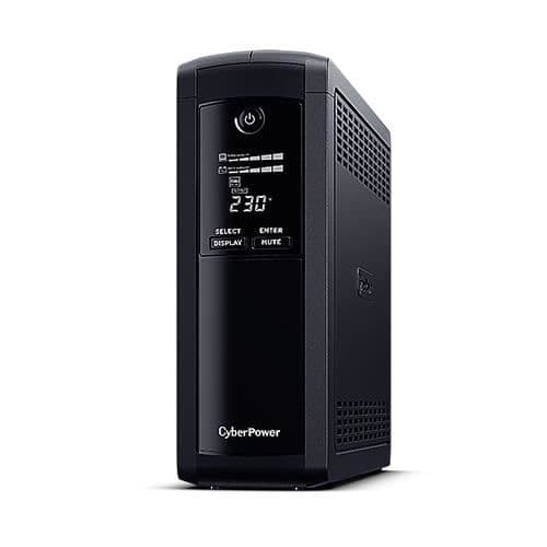 Oavbruten energiförsörjning - CyberPower - VP1600EILCD - 1600 VA - 960 W - Svart