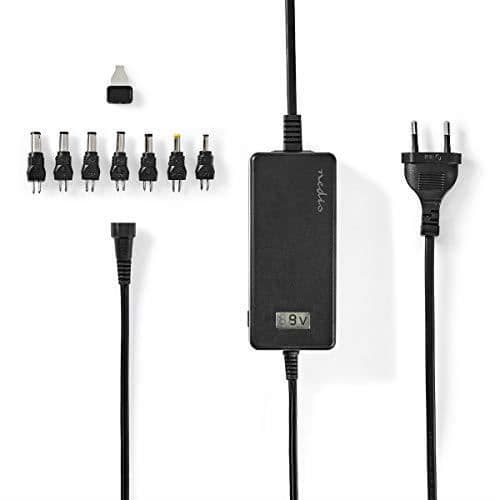 Nedis Universal AC Power Supply - 5-24 VDC - 3 A Svart