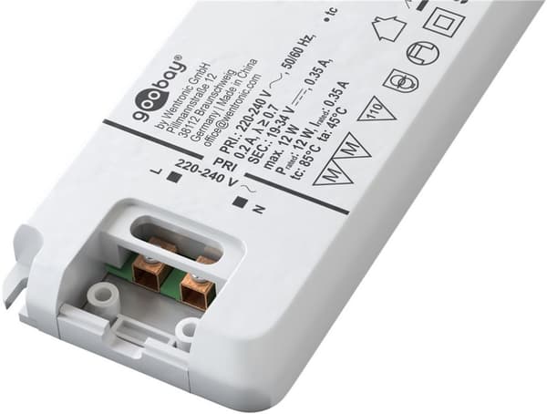 LED-konstantstrøms-driver 350 mA, 12 W, superflad