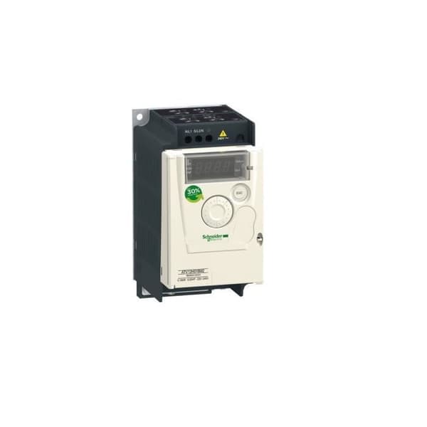 Schneider Electric ATV12 Hastighetsregulator med Kylfläns, 1 Fas, 0.25 hp, 143 mm Höjd x 72 mm Bredd x 102.2