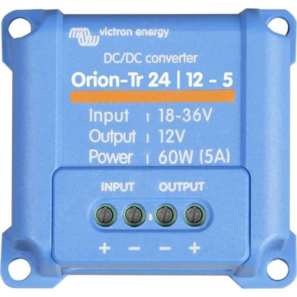 Victron Energy Orion-Tr 24-12-5 DC-DC-omvandlare 18 - 35 V V-12,5 V-DC - 7 A 60 W