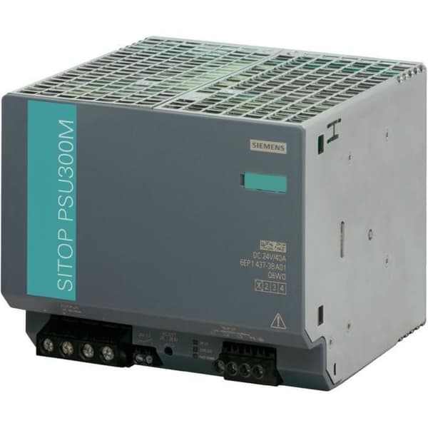 Strömförsörjning - SIEMENS - SITOP PSU300M - 24V/20A - 480W - Elektrisk Multifärg