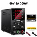 Miniatyrbillede 2 af 2: Lab Strømforsyning, 30V 10A Udgivelse, USB 5V 2A Opladning,SPS3010 Hvid, AC 220V
