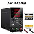 Miniatyrbillede 2 af 2: Lab Strømforsyning, 30V 10A Udgivelse, USB 5V 2A Opladning,SPS3010 Hvid, AC 220V