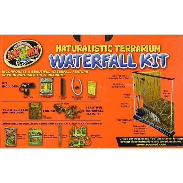 Zoo Med Zoomed Reptil/Amfibie Waterfall Kit - ZMWK-10