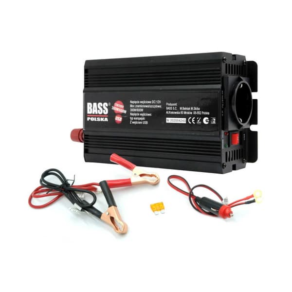 Spänningsomvandlare 600 W, 12 V, full sinus