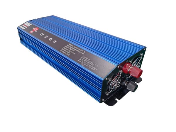 Spänningsomvandlare 12 V->230 V, 2000/4000 W, full sinus