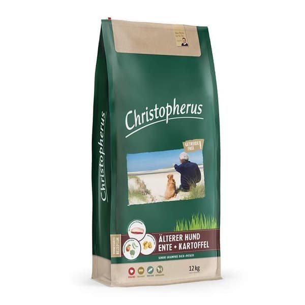 Christopherus Hundmat utan spannmål Anka Senior + Potatis 11,8 Kilogram - 302148