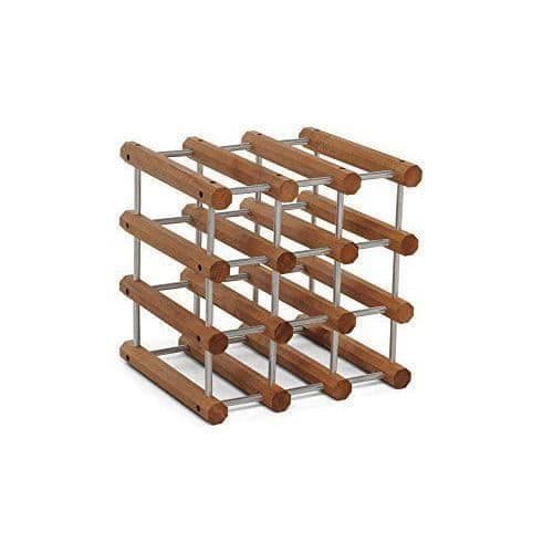 Foppapedretti Flaska-hållare Il Cantiniere Aluminium/nöt - 9900415612
