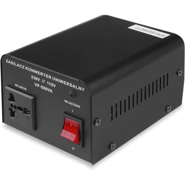 Spänningsomvandlare - Volt Polska - VP 500 - 500 VA - Metall - Inomhusbruk