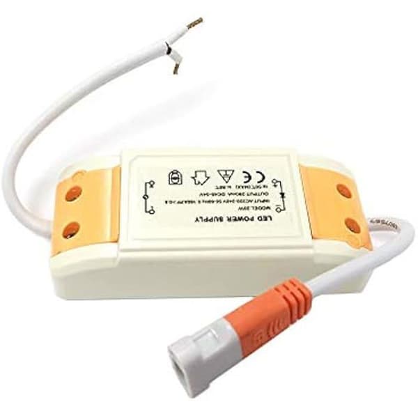 Elektronisk transformator - EDM - Modeller 31590 till 31593 - Vit färg - Säljs styckvis - Elektrisk