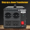 Pikkukuva 2 / 2: Lvyuan Step Up & Down -muuntaja, 5000W maksimiteho, kaksoisjänniteulostulot,VTEU-3000