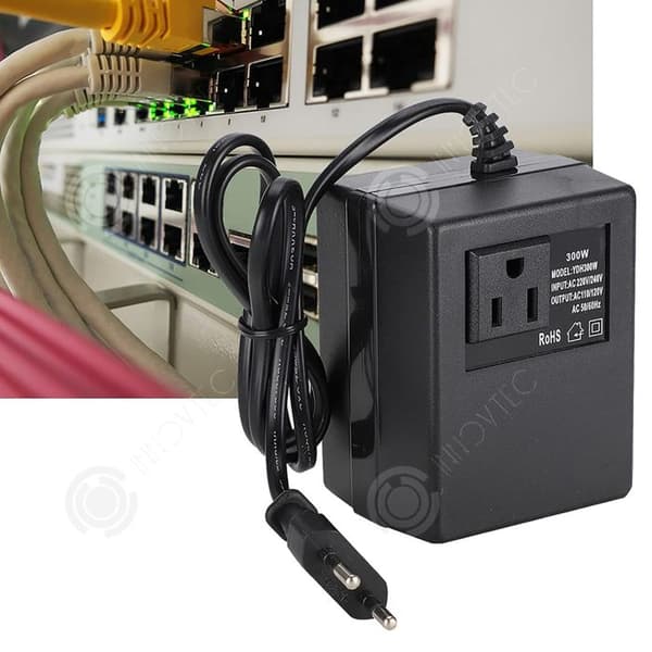 INN Spänningsomvandlare 110V till 220V EU-adapter Strömomvandlare Reseadapter Strömskydd