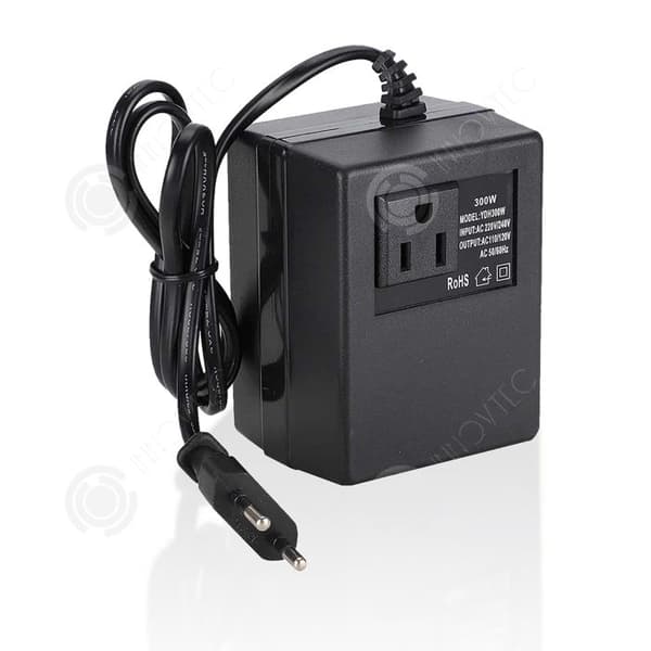 INN Spänningsomvandlare 110V till 220V EU-adapter Strömomvandlare Reseadapter Strömskydd