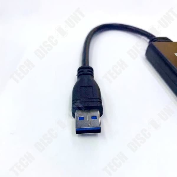 TD® USB3.0 till HDMI-omvandlare usb till hdmi-omvandlare HD-videoadapterkabel extern grafikkabel svart