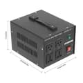 Miniatyrbillede 2 af 2: Spændingsomformer Transformer, 2400W / 2000W Effekt, Flere Sikkerhedsfunktioner,2000W