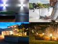 Miniatyrbild 2 av 2: Trädgårdslampor - transformator 150W - 12V - ekologisk design - för utomhusbruk