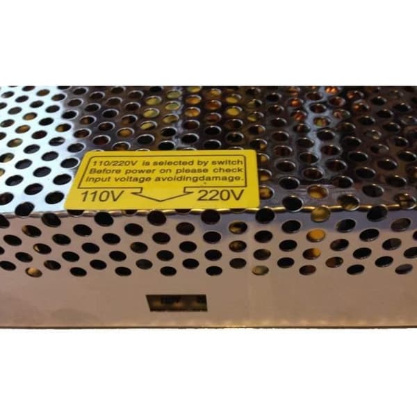 DC-transformator - Economraluz - 220V-12V - 20A - 240W - Metallisk Klass A