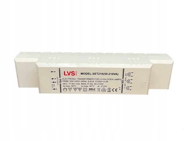 Elektroninen muuntaja halogeenilampuille 210W