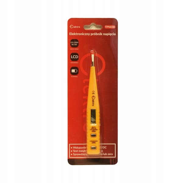Spændingsfasetester 125 mm elektronisk