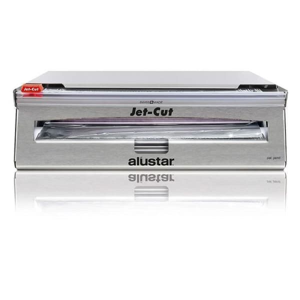 Jet-Cut System för Livsmedelsfolie i Rostfritt Stål 30 cm, med 500 m Film + 70 m Alustar Film - 295