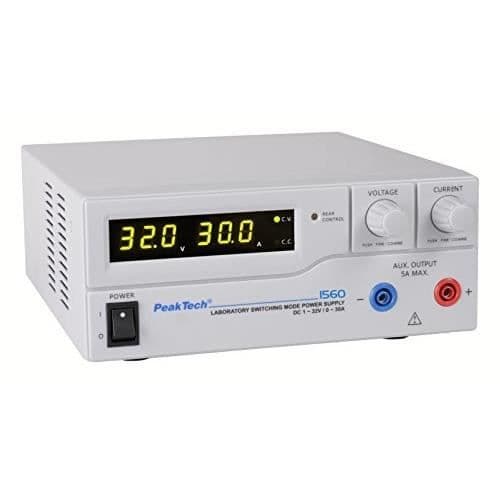 PEAKTECH laboratorieströmförsörjning - DC 1-3 - 30 A