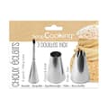 Miniatyrbild 2 av 2: Scrapcooking Pack med 3 rostfria eclairs kålmunstycken - 3700392418311