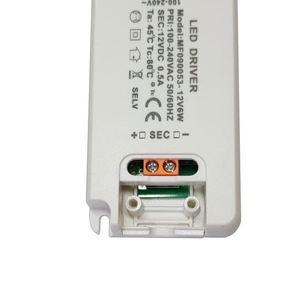 Elektrisk försörjning - transformator - konverterare Pb-frakt - 705 - LED-transformator 12 V DC 6 W