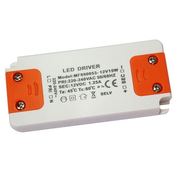 Elektrisk försörjning - transformator - konverterare Pb-frakt - 705 - LED-transformator 12 V DC 6 W