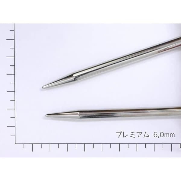 ADDI Rundsticka 60cm 6 mm Mässingspets + Guldrep - 105-7 60 6.0