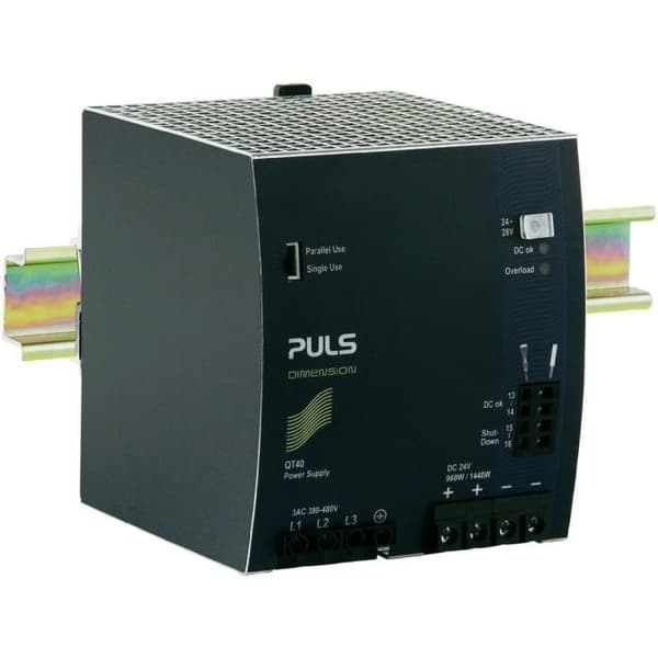 Alimentering rail DIN - PULS - QT40.241 - 24 V/DC - 40 A - 960 W